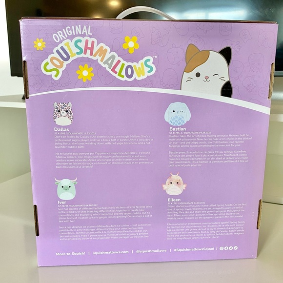 🎁🛍NEW🛍Original Squishmallows Box/stuffy animals/puffy animals toy/4 in box - Picture 2 of 5
